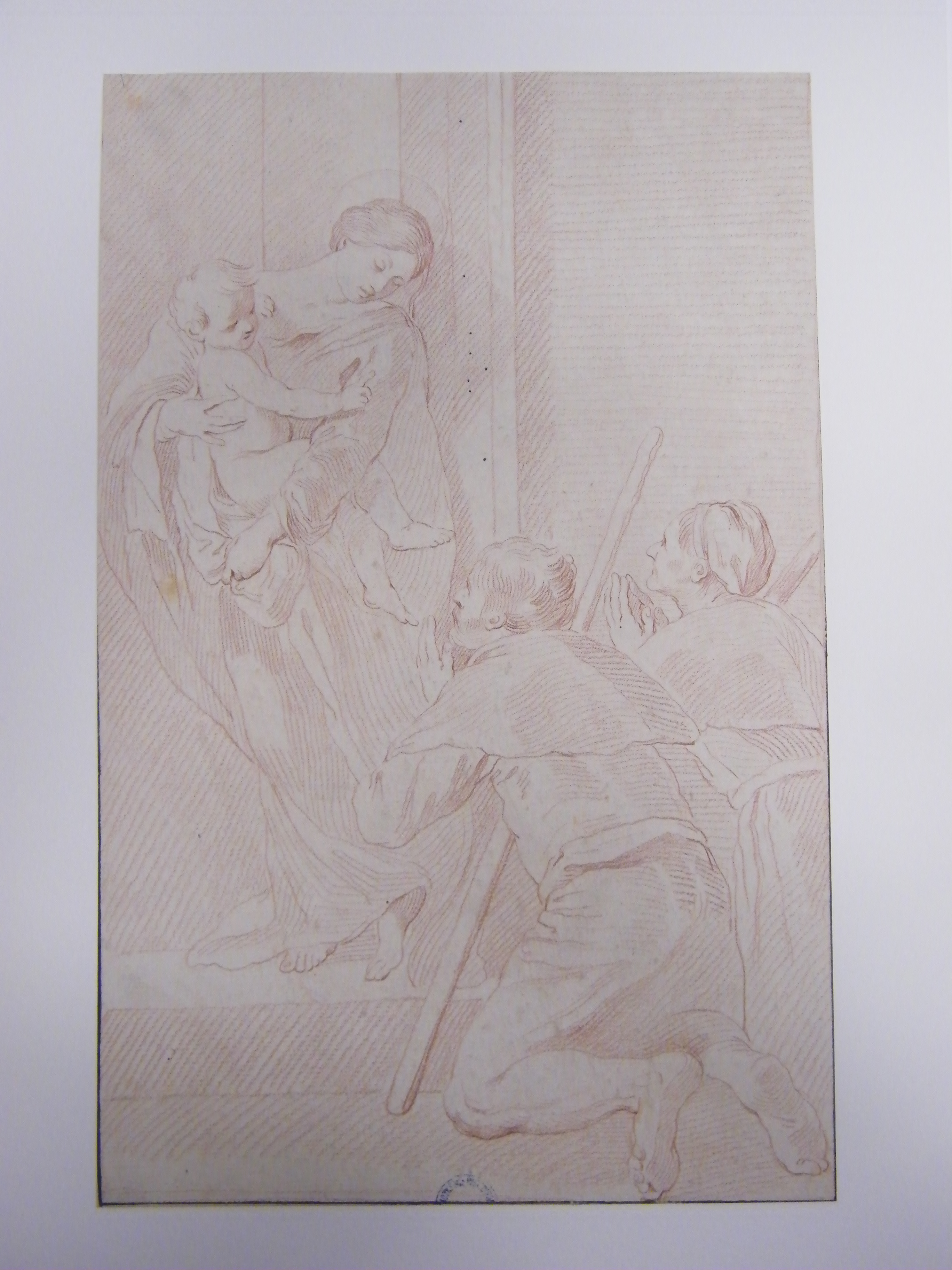 La Madone aux pèlerins ; L'adoration des Bergers (titre ancien)